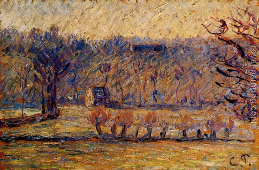 Camille Pissarro : The Coast at Vaches-Bazincourt